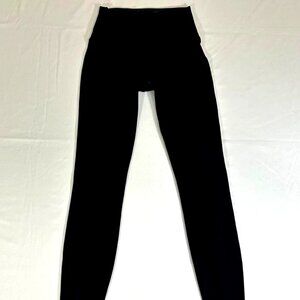 Lululemon Wunder Lounge Leggings Women's Size 4 Black Velvet